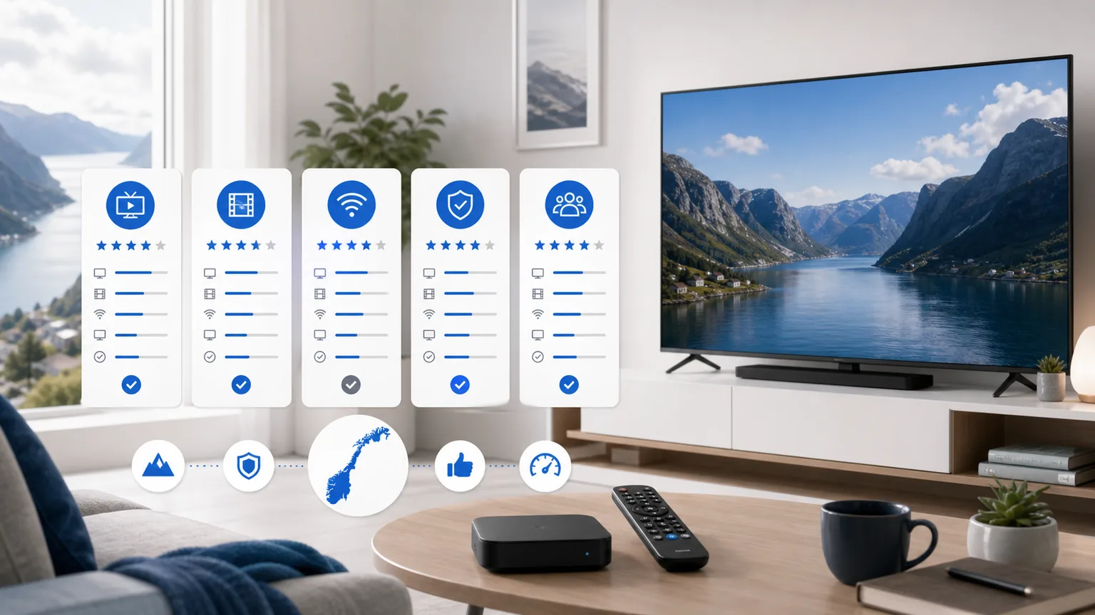 Bästa IPTV-tjänst i Norge 2026 — ett norskt perspektiv