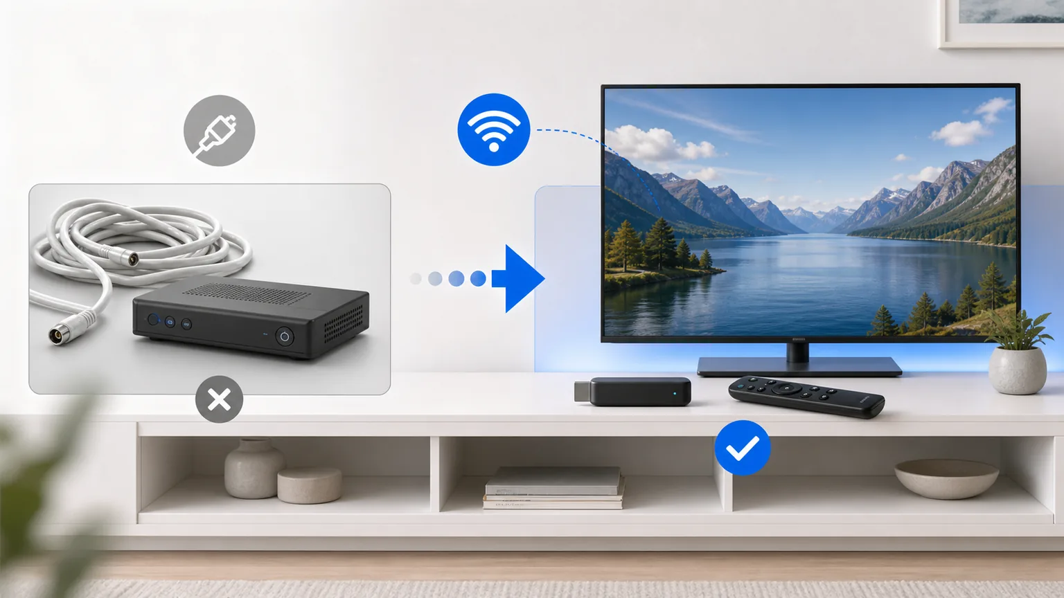 Byta från kabel-TV till IPTV 2026 — guide och tips