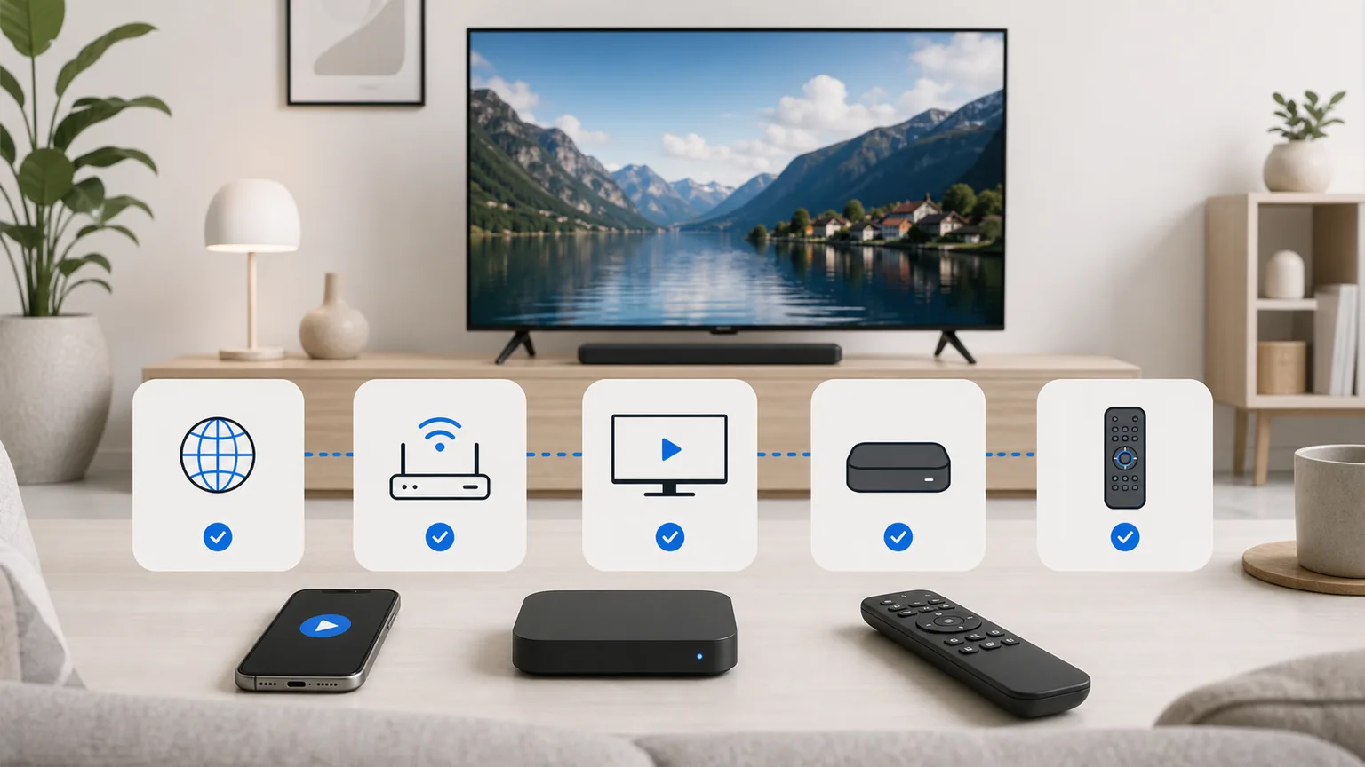 Hur ser man på IPTV — guide för nybörjare 2026