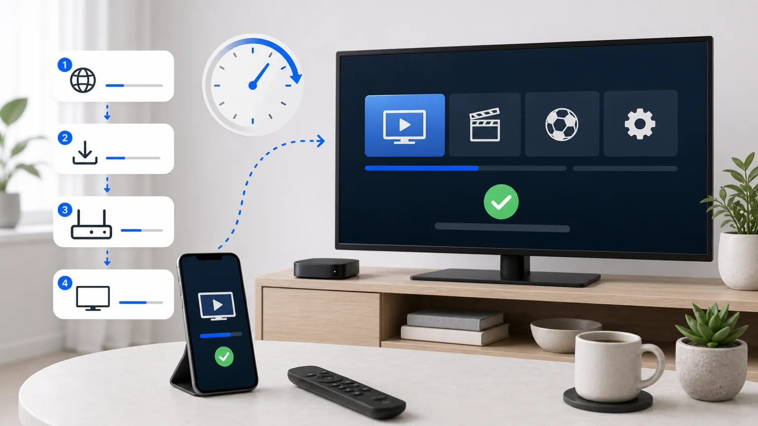 Aktivera IPTV på 15 minuter — steg-för-steg-guide 2026