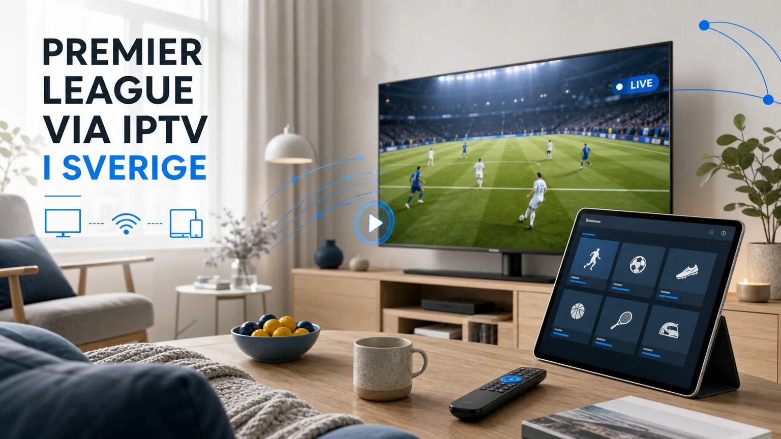 Hur man tittar på Premier League via IPTV i Sverige 2026