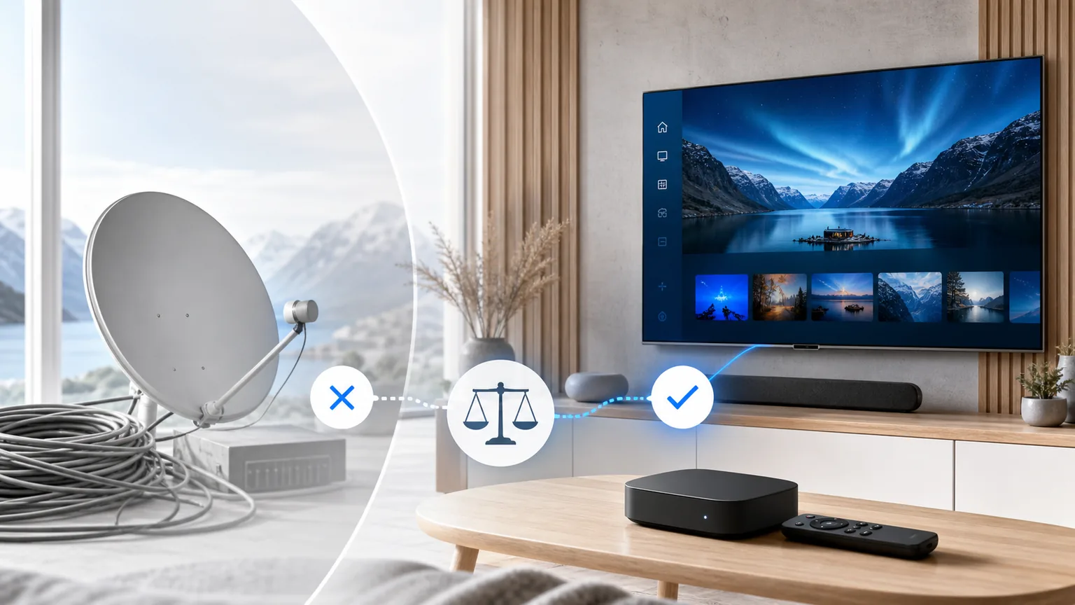 Viasat-alternativ 2026 — är IPTV ett bättre val?